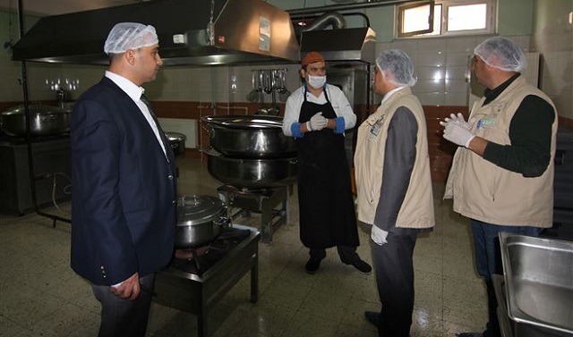 KANTİNLER VE YEMEKHANELER DENETLENDİ