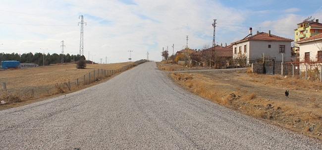 SUNGURLU'DA MAHALLELER KIŞA HAZIR (SERKAN ŞANSEVER/ÇORUM-İHA)
