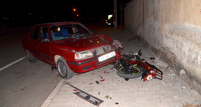 ÇORUM’UN DODURGA İLÇESİNDE MEYDANA GELEN TRAFİK KAZASINDA 1 KİŞİ HAYATINI KAYBETTİ. (İSMAİL KABAKDERE/ÇORUM-İHA)