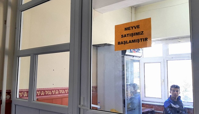 KARGI METEMDEN ÖRNEK MEYVE UYGULAMASI (TURAN OZAN ACAR/ÇORUM-İHA) (TURAN OZAN ACAR/ÇORUM-İHA)