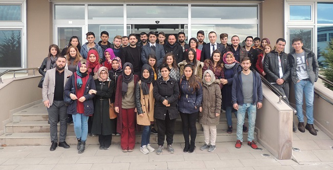 HİTİT ÜNİVERSİTESİ SOSYAL BİLİMLER MESLEK YÜKSEKOKULU ÖĞRENCİLERİ TİCARET BORSASI'NI ZİYARET ETTİ (İHA/ÇORUM-İHA)