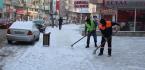 SUNGURLU’DA YOĞUN KAR MESAİSİ