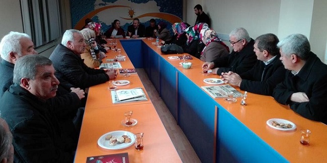 MİLLETVEKİLİ KURT PARTİLİLERİ ZİYARET ETTİ (SERKAN ŞANSEVER/ÇORUM-İHA)