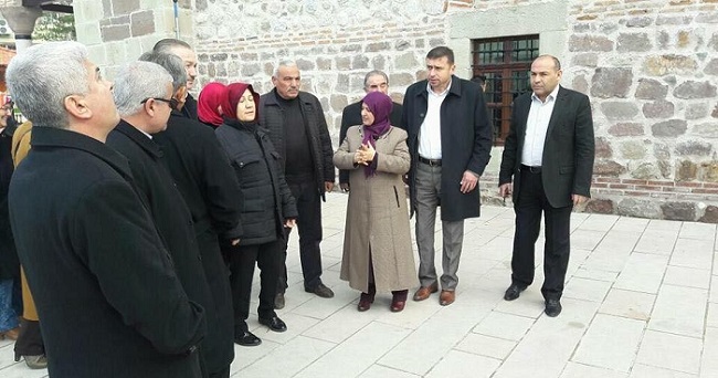 VEKİLE PARTİLİLER EŞLİK ETTİ (SERKAN ŞANSEVER/ÇORUM-İHA)