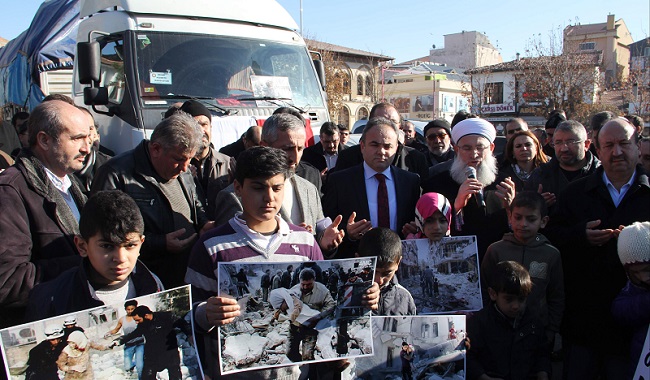 ÇORUM’DAN HALEP’E BİR TIR YARDIM