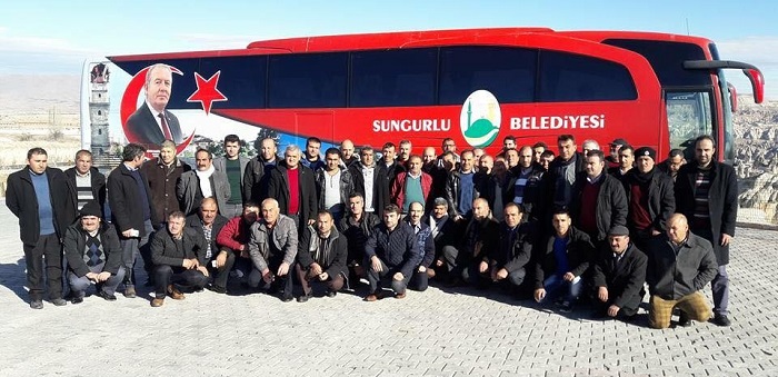 TARİHİ YERLER HAKKINDA BİLGİ ALDI (SERKAN ŞANSEVER/ÇORUM-İHA)