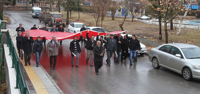 ÇORUM'UN OSMANCIK İLÇESİNDE MUHTARLAR POLİSE DESTEK ZİYARETİNDE BULUNDU (İHA/ÇORUM-İHA)