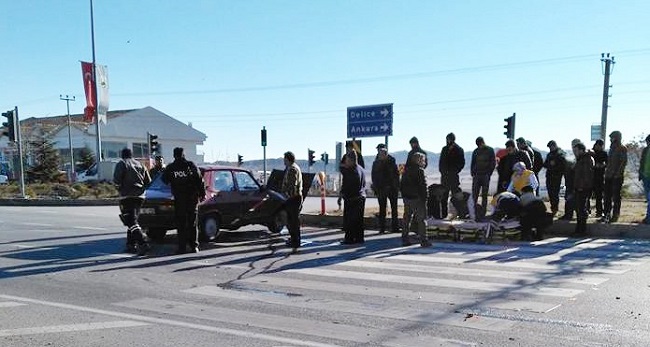 ÇORUM’DA TRAFİK KAZASI: 3 YARALI