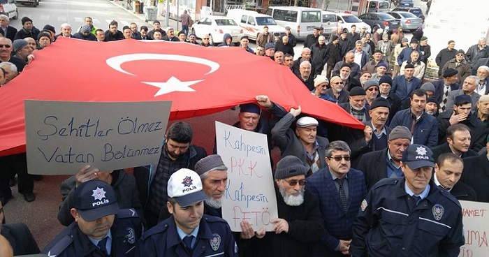 KARGI’DA TERÖR PROTESTO EDİLDİ