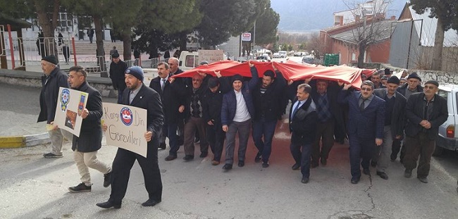 KARGI DİYANET SEN TERÖRÜ PROTESTO ETTİ (TURAN OZAN ACAR/ÇORUM-İHA) (TURAN OZAN ACAR/ÇORUM-İHA)