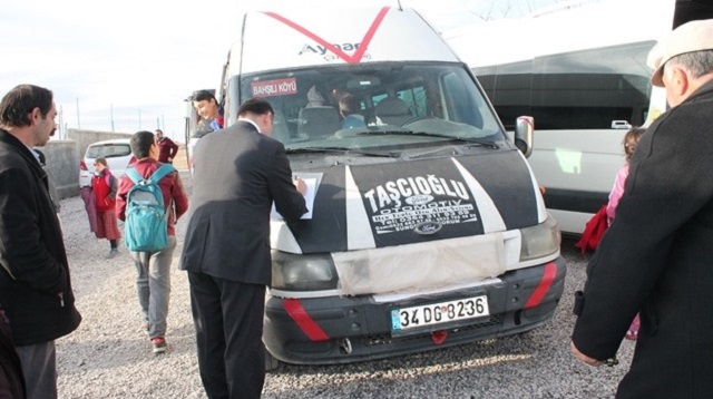 SÜRÜCÜLER UYARILDI (SERKAN ŞANSEVER/ÇORUM-İHA)