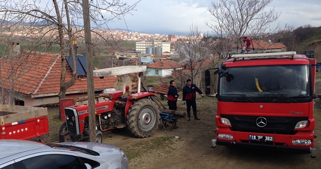 SUNGURLU İTFAİYESİ GEÇ KALMIYOR