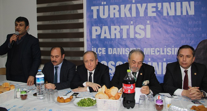 AK PARTİ ALACA İLÇE DANIŞMA MECLİSİ TOPLANTISI YAPILDI (M. MUTTALİP YALÇIN/ÇORUM-İHA)