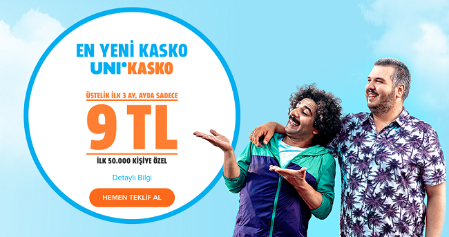 UNİCO SİGORTA’DAN 2 FARKLI KASKO PAKETİ