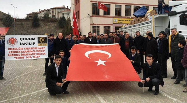 ÖĞRENCİLERDEN HALEP’E YARDIM