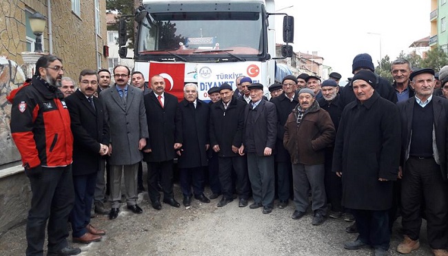 ORTAKÖY’DEN HALEP’E BİR TIR YARDIM