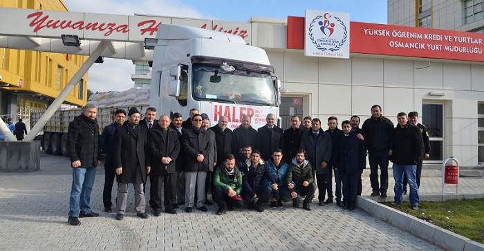 YARDIM TIRI DUALARLA YOLA ÇIKTI