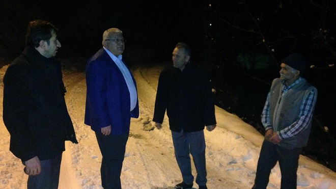 KAYMAKAM ÇALIŞMALARI YERİNDE İNCELEDİ