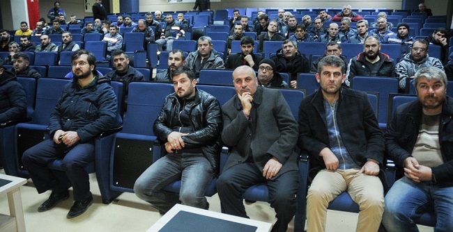 İŞ GÜVENLİĞİ KONUSUNDA SEMİNER