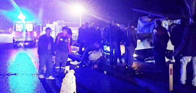 ÇORUM’DA SÜRÜCÜ AĞIR YARALANDI