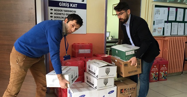 DUMLUPINAR’DAN HALEP’E YARDIM
