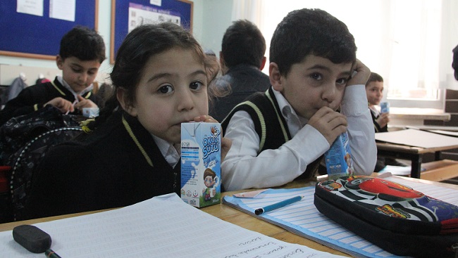 ÇORUM’DA İLK DERS SÜTLE BAŞLADI