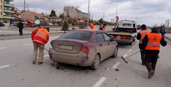 ÇORUM’DA ZİNCİRLEME TRAFİK KAZASI