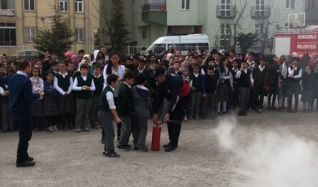 SUNGURLU'DA TATBİKAT (SERKAN ŞANSEVER/ÇORUM-İHA)