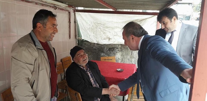 ŞAHİNER ESNAF ZİYARETİNDE BULUNDU (SERKAN ŞANSEVER/ÇORUM-İHA)