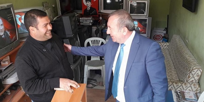 ŞAHİNER ESNAFIN SORUNLARINI DİNLEDİ