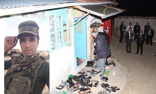 ŞEHİDİN BABA EVİNDE BÜYÜK HÜZÜN