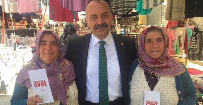 İSBİR’DEN REFERANDUM ÇALIŞMASI