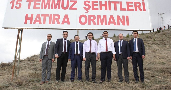 TOPLAM 500 ADET FİDAN DİKİLDİ (SERKAN ŞANSEVER/ÇORUM-İHA)