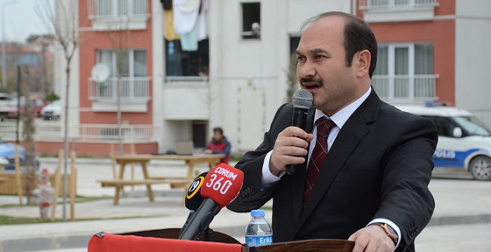 ALACA BELEDİYE BAŞKANI MUHAMMET ESAT EYVAZ; “REFERANDUMDA HER SEÇİMDEN FAZLA DAHA FAZLA DESTEK VERİP CUMHURBAŞKANIMIZIN YANINDA OLACAĞIZ” DEDİ (M. MUTTALİP YALÇIN/ÇORUM-İHA)