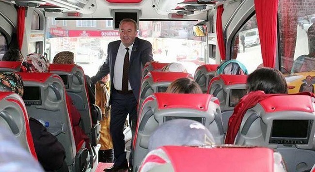 BAŞKAN ŞAHİNER İLK KAFİLEYİ UĞURLADI (SERKAN ŞANSEVER/ÇORUM-İHA)