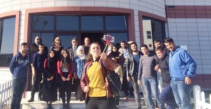 ÇORUM VE SUNGURLU'DA Kİ FABRİKALARI GEZDİLER (SERKAN ŞANSEVER/ÇORUM-İHA)