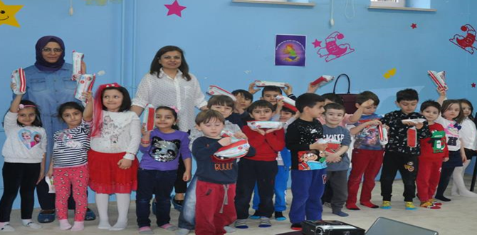 MİNİKLERE HİJYEN EĞİTİMİ VERİLDİ