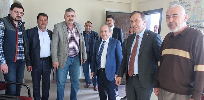CEYLAN ŞOFÖR VE NAKLİYECİLERLE BULUŞTU