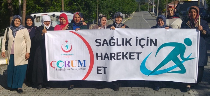 SAĞLIK İÇİN YÜRÜDÜLER