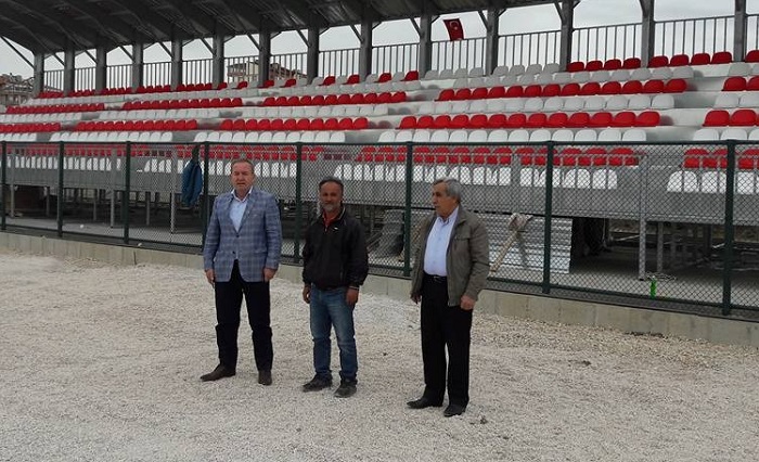 BAŞKAN YENİ STADYUMU İNCELEDİ