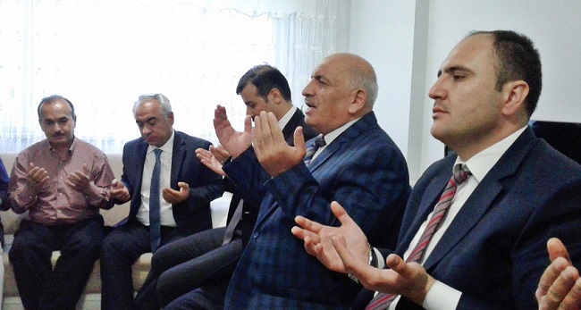 ZİYARETTE DUA EDİLDİ (SERKAN ŞANSEVER/ÇORUM-İHA)