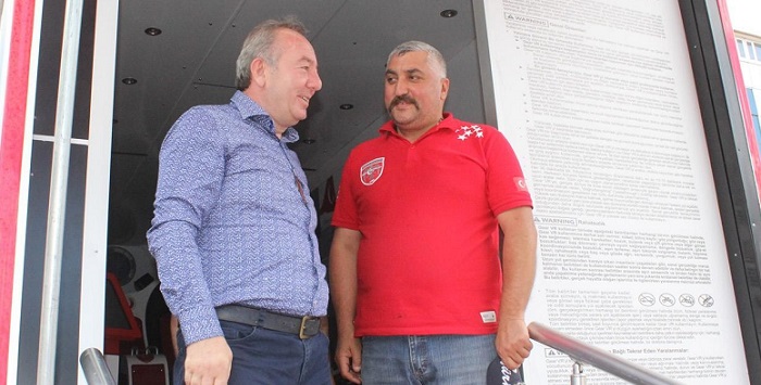 TEKNİK EKİPTEN BİLGİ ALDI (SERKAN ŞANSEVER/ÇORUM-İHA)