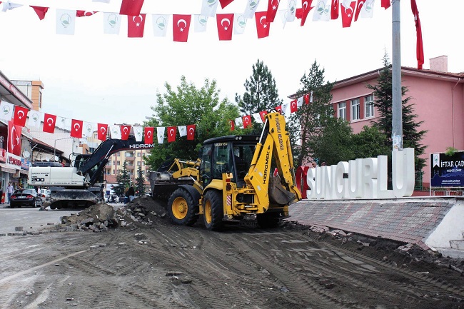 ÇALIŞMALAR ARALIKSIZ DEVAM EDİYOR (SERKAN ŞANSEVER/ÇORUM-İHA)