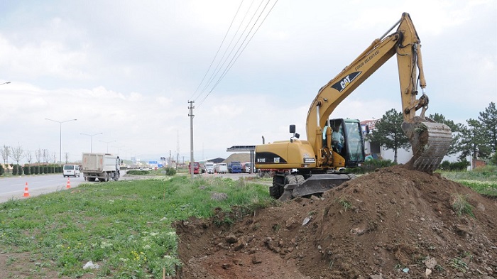 ÇEVRE YOLUNDA DÜZENLEME YAPILIYOR