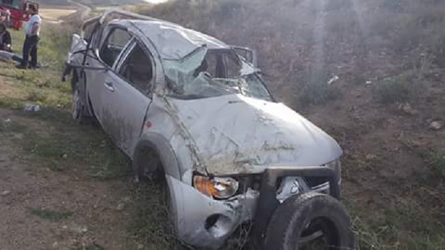 ÇORUM’DA FECİ KAZA: 1 ÖLÜ 4 YARALI