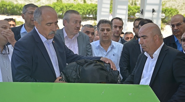 EŞİ TABUTA SARILIP AĞLADI (SERKAN ŞANSEVER/ÇORUM-İHA)