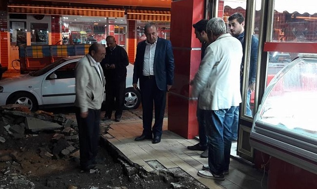 BAŞKAN ŞAHİNER ÇALIŞMALARI İNCELEDİ
