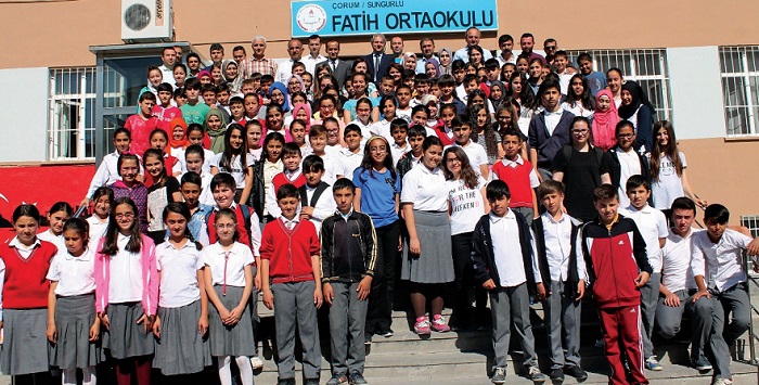 MİLLİ EĞİTİM MÜDÜRÜ ÖĞRENCİLERLE BULUŞTU (SERKAN ŞANSEVER/ÇORUM-İHA)