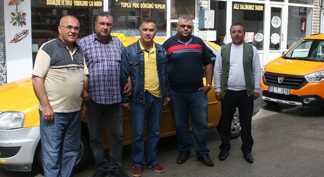 TAKSİCİLER KORSANA SAVAŞ AÇTI (SERKAN ŞANSEVER/ÇORUM-İHA)