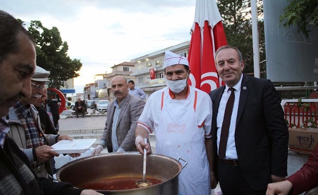 SUNGURLU’DA İFTAR ÇADIRI KURULDU